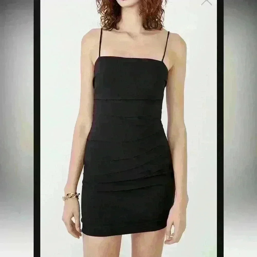 BARDOT- NWT COCO MINI DRESS IN BLACK Sz XS - Picture 5 of 10